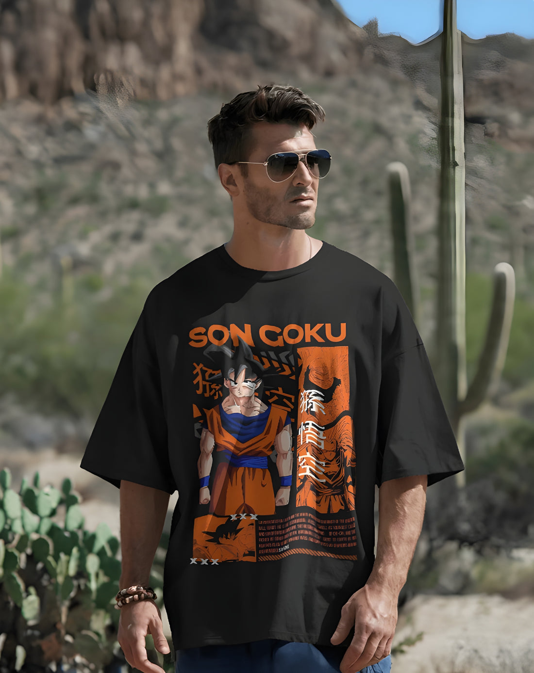 Son Goku Oversized T-Sized
